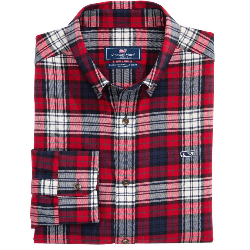 Vineyard Vines Flannel Plaid Shirt